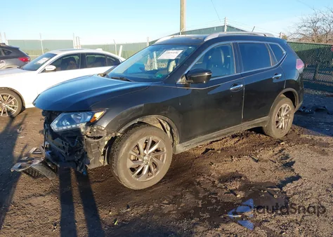 2016 Nissan Rogue Sl из США, поврежденный, VIN KNMAT2MV4GP722439